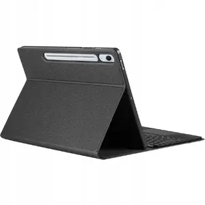 Keyboard case Tech-Protect TK for Samsung Tab S10 FE Plus — foldable case with wireless keyboard, black