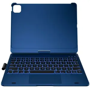 Keyboard case No name Typecase Flexbook Touch for iPad Air 11" 2024/2025, blue pacific