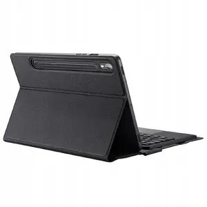 Keyboard case Tech-Protect DUX DUCIS TK for Samsung Galaxy Tab S9 / S9 FE / S10 FE — folding design, wireless Bluetooth keyboard, black