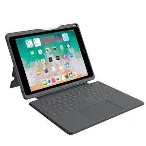 ASTAR DEQSTER Smart Rugged Touch Plus Keyboard 10.2" — QWERTZ German, Mechanical switches, Smart Connector docking, Grey