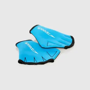 Swim gloves Speedo 8069190309 for children — Black/Blue, single pair