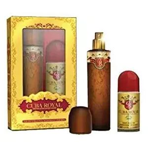 Cuba men's fragrance set EDT 100 ml + roll-on deodorant 50 ml, Cuba Royal Zestaw