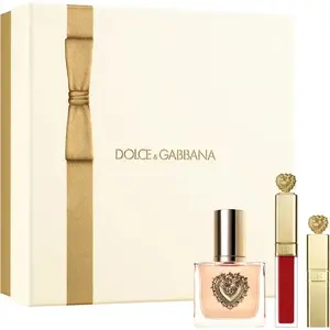 Perfume Gift Set Dolce & Gabbana Devotion EDP 30 ml + Everfull XL Mascara 4 ml + Lipstick 5 ml