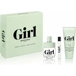 Perfume Set ROCHAS Rochas Girl unisex — 3-piece gift set