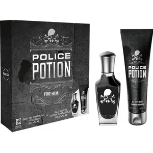 Komplekts Police Potion For Him — tualetes ūdens 30 ml (spray) + dušas želeja 100 ml
