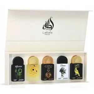 Perfume set 5x20ml — No name: Pride Affection, Tharwah Gold, Kolekcja antyków 1505, Breeze, Shaheen Gold (5×20 ml)