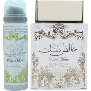 Perfume set Lattafa Pure Musk Eau de Parfum 100 ml + Deodorant 50 ml