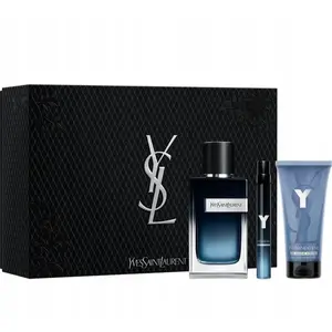 Набор Yves Saint Laurent Y — парфюмерная вода 100 мл + дорожный спрей 10 мл + гель для душа 50 мл