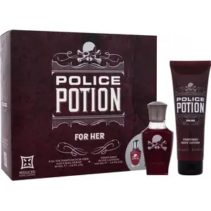 Perfume gift set: POLICE Potion 30 ml + body lotion 100 ml — No name