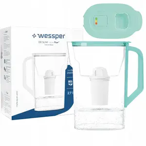 Фильтрующий кувшин wessper D3 SLIM FutureFlow Aquaclassic WES206-FF-MT — резервуар для питьевой воды