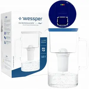 Фильтрующий кувшин wessper Dzbanek D2 Borosilicate FutureFlow Aquaclassic (WES202-FF-NB)