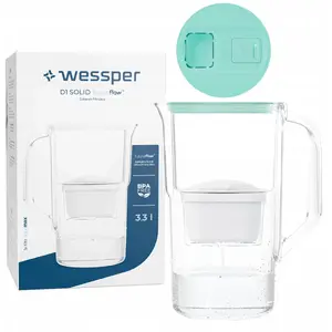 Фильтрующий кувшин wessper D1 SOLID FutureFlow aquamax (WES203-FF-MT) — кувшин для домашней очистки воды