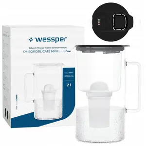Фильтр-кувшин wessper D4 BOROSILICATE MINI futureflow™ Aquaclassic (WES209-FF-BK)