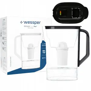 Фильтрующий кувшин wessper D3 SLIM FutureFlow Aquaclassic WES206-FF-BK