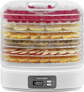 Food dehydrator Concept Solution SO2080, 260 W, white, 25 cm tray diameter