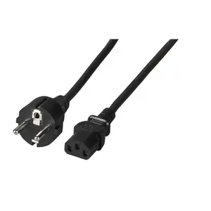 Power cable Triton EK508SW.3 — E+F plug to C13 coupler, 3 m, 250 V 10 A, black