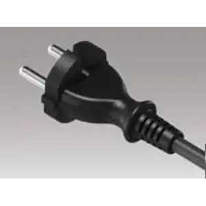 Savienojuma kabelis ar kontaktdakšu Plastrol PP-21 b/u 5 m H05RR-F 2x1 (W-97191)