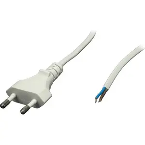 Power cable MPL Power POSAC-CEE7/16WH30 — CEE7/16 to YJ01, 2.5 A, H03VVH2-F, 0.75 mm², 3.0 m, white