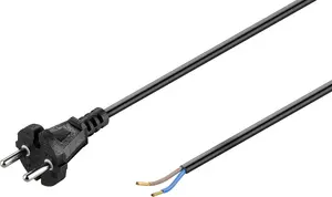 Power cable GOOBAY 58914, black, 10 m