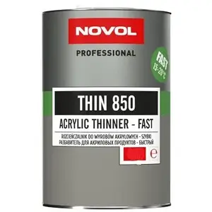 Растворитель для акриловых изделий Novol THIN 850 0,5 л FAST