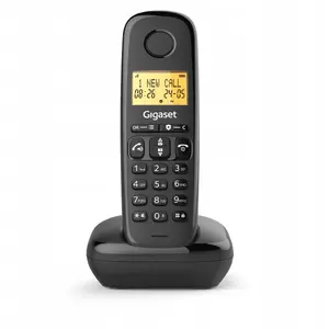 Cordless DECT Analog Phone Gigaset Basic 100 — black