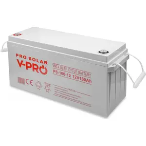 Battery Volt Deep Cycle VPRO SOLAR 12V 160Ah VRLA maintenance-free (model 30479)
