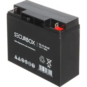 Свинцово-кислотный герметичный аккумулятор Securbox 12V/18AH-SECURBOX — 12 В 18 А·ч