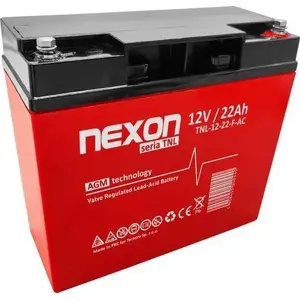Гелевый аккумулятор Nexon 12V 22Ah Long Life (глубокого разряда, циклический)
