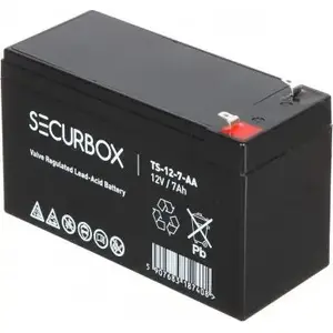 Аккумулятор свинцово-кислотный герметичный Securbox 12В 7А·ч (12V/7AH-SECURBOX) для резервного питания и сигнализации