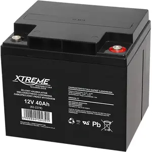 Battery XTREME 12V 40Ah (model 82-227#) lead‑acid automotive battery
