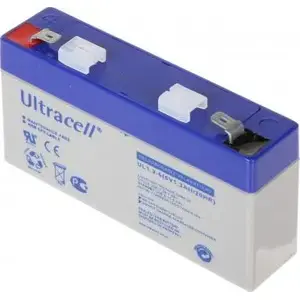 Uzlādējamais svina-skābes akumulators ULTRACELL 6V 1.3Ah (6V/1.3AH-UL)