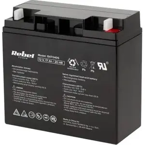 Герметичный свинцово-кислотный аккумулятор Rebel Power 12 В 17 А·ч (BAT0405)