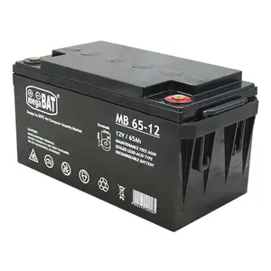 MPL Power MegaBat MB 65-12 UPS battery — Sealed Lead Acid (VRLA), 12 V, 65 Ah, 18.6 kg