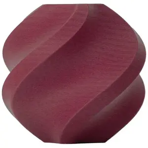 Filaments BambuLab PLA-CF 1,75 mm 1 kg ar atkārtoti izmantojamu spoli — Burgundy Red