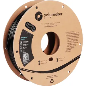 Pavedienu spole Poly PB02001 PETG 1.75 mm melna 750 g 3D drukai
