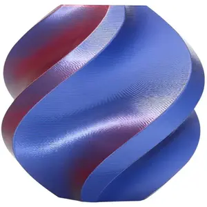 Филамент BambuLab PLA Silk Dual Color 1,75 мм 1 кг с многоразовой катушкой – Midnight Blaze