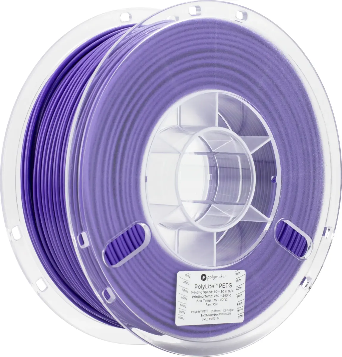 Poly PETG filaments violets 1.75 mm 1 kg Photo 7