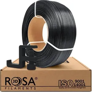 Filament ROSA3D ReFill PCTG Black 1.75 mm 1 kg — ROSA3D