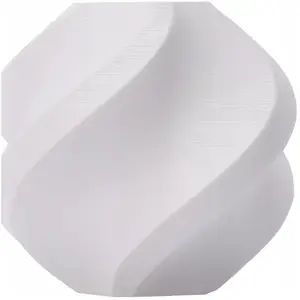 BambuLab PETG HF 3D printer filament 1.75 mm 1 kg white, reusable spool included