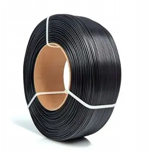 PLA 3D printing filament 1.75 mm 1 kg spool, black — No name (PLA-BLACK-175-1R-ROS)