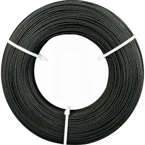PLA pavediens Fiberlogy, melns, REF-EASY-BLACK — materiāls 3D drukāšanai