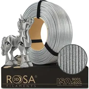 Filament ROSA3D ReFill PLA Galaxy 1.75 mm Brillant Silver 1 kg spool