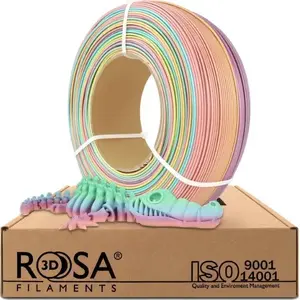 Filament refill PLA Rainbow Pastel 1.75 mm 1 kg — ROSA3D