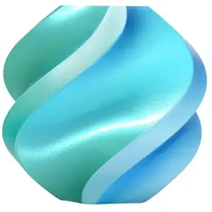 Filament BambuLab PLA Silk Dual Color 1.75 mm 1 kg with reusable spool - Blue Hawaii