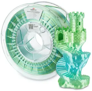 Filaments Spectrum 81018 PLA Silk 1.75 mm 1 kg Daudzkrāsains (Ocean Melange)