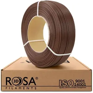 Filament PLA BrightSign 1.75 mm 1 kg — chocolate brown — refill spool Rosa3D