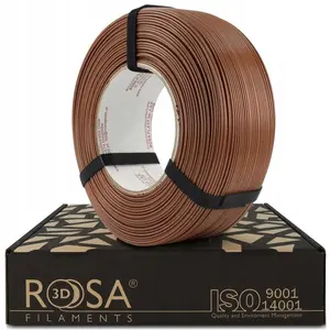 3D printer PLA filament ROSA3D 1 kg — brown (Mocha Mousse) refill