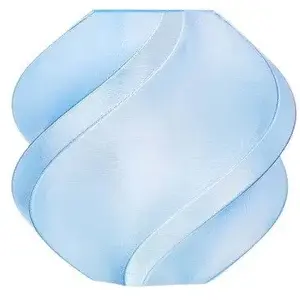 Filaments BambuLab PETG caurspīdīgs 1,75 mm 1 kg — Translucent Light Blue, komplektā atkārtoti lietojama spolīte