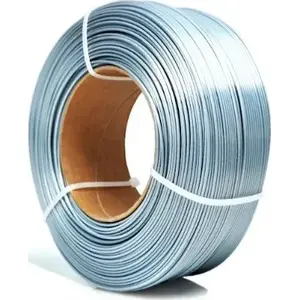PLA Silk Silver 1.75 mm 1 kg šķiedra — ROSA-PLAST Rosa3D