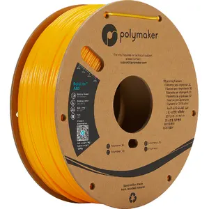 Filaments Poly ABS 1.75 mm Dzeltens 1 kg — PE01006 (ABS, 1.75 mm, 1 kg)